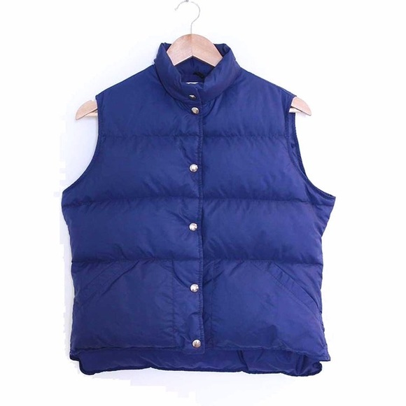 Vintage LLBean Men's XL Down Vest from the 1970s-1980s unclear black type Vintage Second Hand